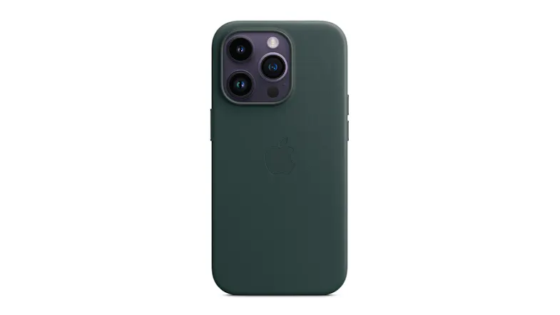 Apple Leather Case with MagSafe for iPhone 14 Pro - Forest Green Apple Leather Case with MagSafe for iPhone 14 Pro - Forest Green