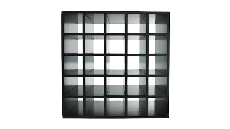 Wine Rack Store 25 Bottle Wood Shelf Cube Wine Rack - Rich Black Wine Rack Store 25 Bottle Wood Shelf Cube Wine Rack - Rich Black