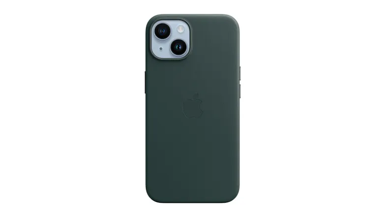 Apple Leather Case with MagSafe for iPhone 14 - Forest Green Apple Leather Case with MagSafe for iPhone 14 - Forest Green