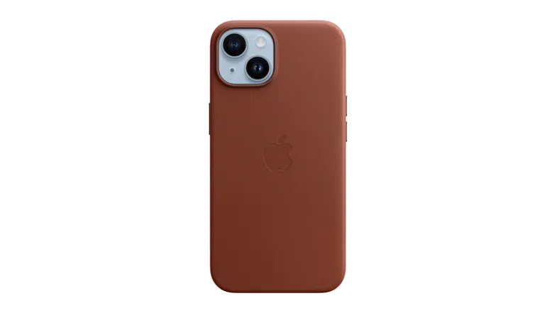 Apple Leather Case with MagSafe for iPhone 14 - Umber Apple Leather Case with MagSafe for iPhone 14 - Umber
