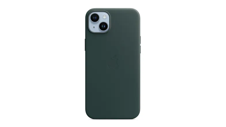 Apple Leather Case with MagSafe for iPhone 14 Plus - Forest Green Apple Leather Case with MagSafe for iPhone 14 Plus - Forest Green