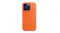 Apple Leather Case with MagSafe for iPhone 14 Pro - Orange Apple Leather Case with MagSafe for iPhone 14 Pro - Orange