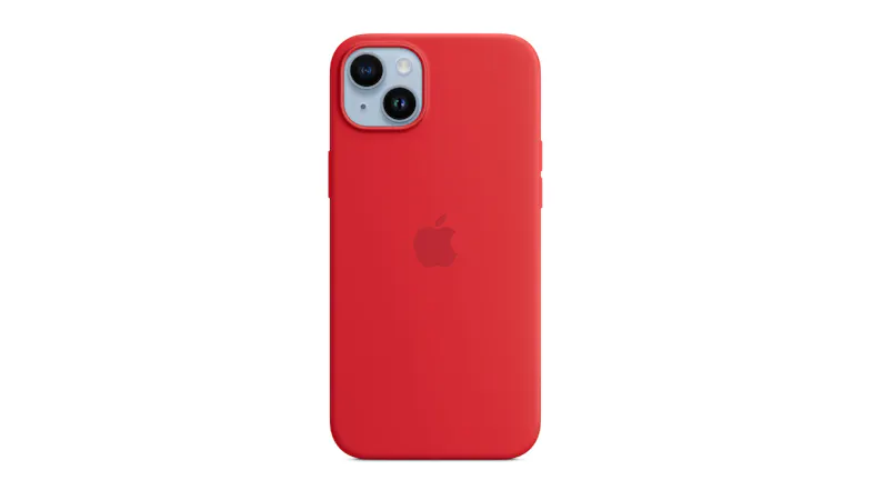 Apple Silicone Case with MagSafe for iPhone 14 Plus - (PRODUCT)Red Apple Silicone Case with MagSafe for iPhone 14 Plus - (PRODUCT)Red