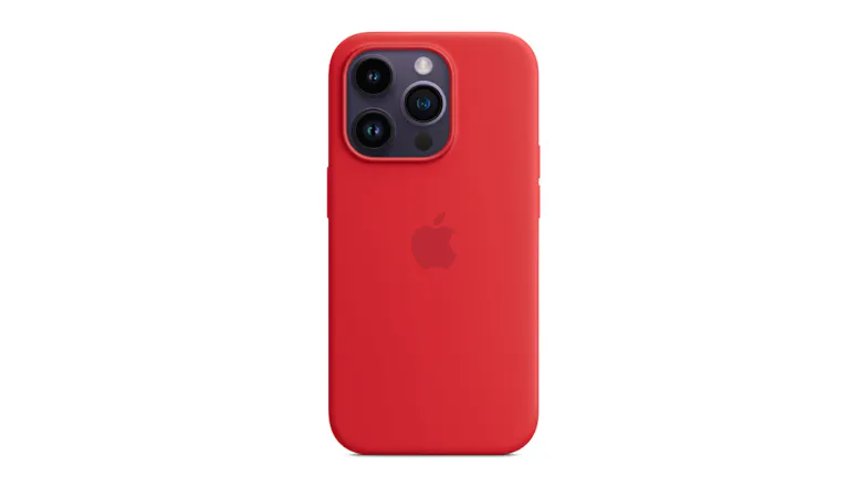 Apple Silicone Case with MagSafe for iPhone 14 Pro - (PRODUCT)Red Apple Silicone Case with MagSafe for iPhone 14 Pro - (PRODUCT)Red