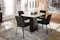 Juliet 5 Piece Dining Suite - Charcoal Juliet 5 Piece Dining Suite - Charcoal