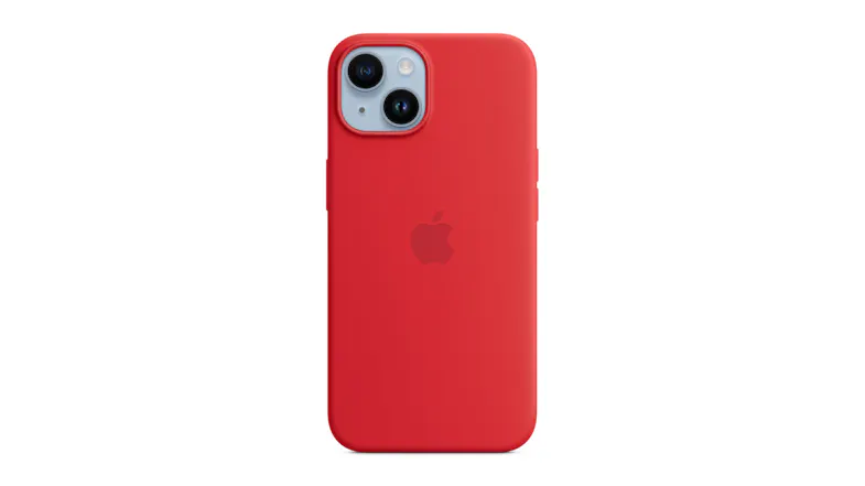 Apple Silicone Case with MagSafe for iPhone 14 - (PRODUCT)Red Apple Silicone Case with MagSafe for iPhone 14 - (PRODUCT)Red