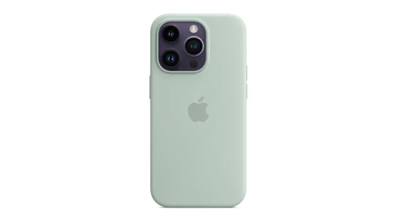 Apple Silicone Case with MagSafe for iPhone 14 Pro - Succulent Apple Silicone Case with MagSafe for iPhone 14 Pro - Succulent