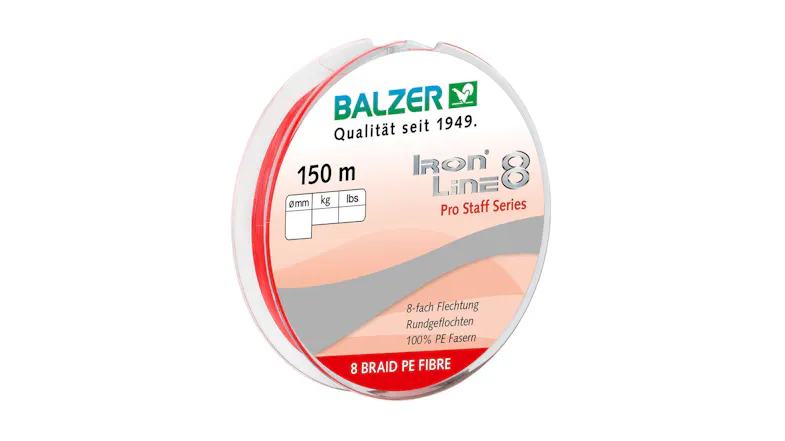 Iron Line 0.10mm Pro Staff Fishing Line 150m - Red Iron Line 0.10mm Pro Staff Fishing Line 150m - Red