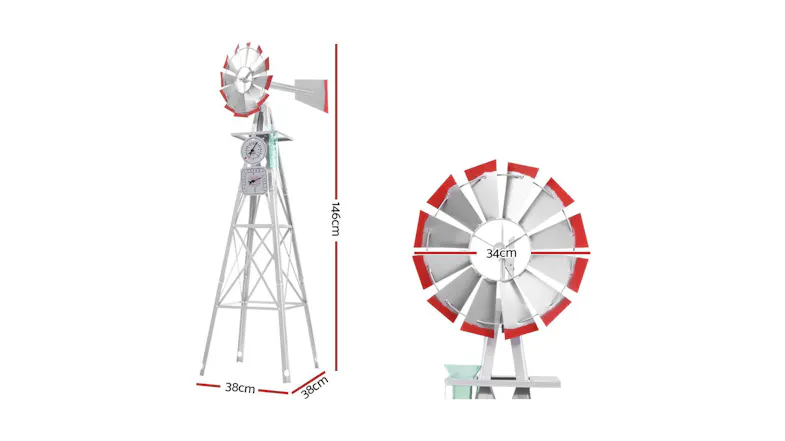 Gardeon Garden Windmill Ornament 146cm Gardeon Garden Windmill Ornament 146cm