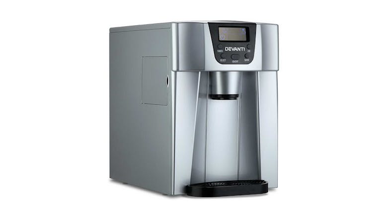 Devanti 2L Portable Ice Cube Maker - Silver Devanti 2L Portable Ice Cube Maker - Silver
