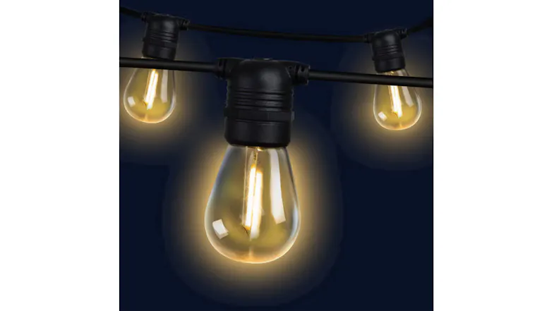 Jingle Jollys S14 String Festoon Lights LED 23m - Warm White Jingle Jollys S14 String Festoon Lights LED 23m - Warm White