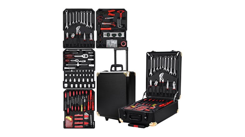 Giantz Tool Kit Trolley Case Toolbox (786 Piece) - Black Giantz Tool Kit Trolley Case Toolbox (786 Piece) - Black