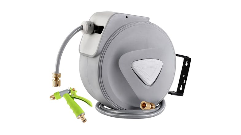 New Aim Retractable Hose Reel Brass 20m New Aim Retractable Hose Reel Brass 20m