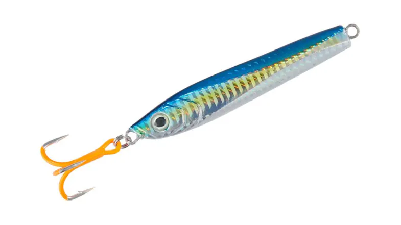Pilker UV Beast Jig Lures with UV Pattern 40g - Blue/Silver Pilker UV Beast Jig Lures with UV Pattern 40g - Blue/Silver