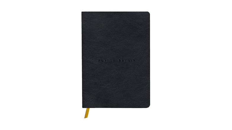 Flying Spirit A5 Leather Journal - Black Flying Spirit A5 Leather Journal - Black