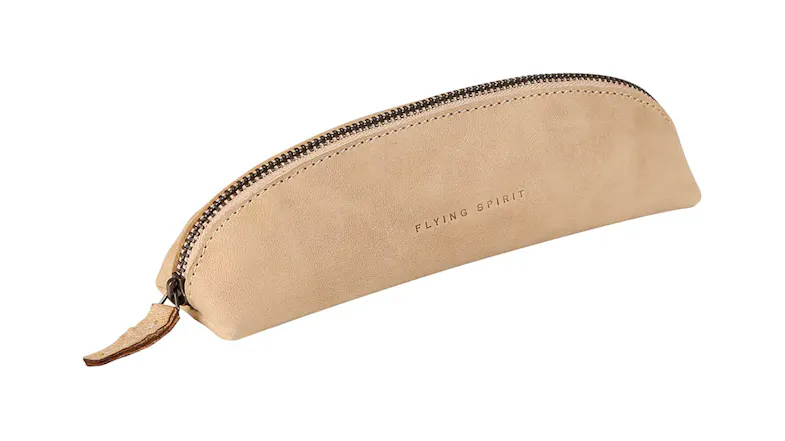 Flying Spirit Pencil Case Tri - Beige Flying Spirit Pencil Case Tri - Beige