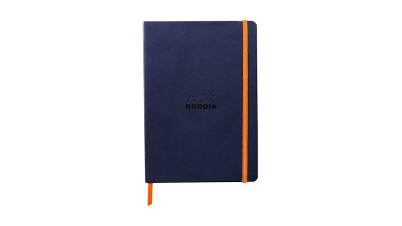 Rhodiarama Notebook A5 Lined - Midnight Rhodiarama Notebook A5 Lined - Midnight