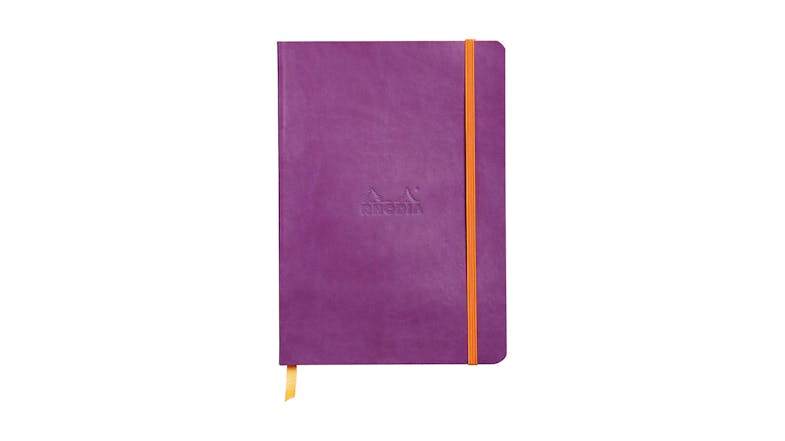 Rhodiarama Notebook A5 Dotted - Purple Rhodiarama Notebook A5 Dotted - Purple