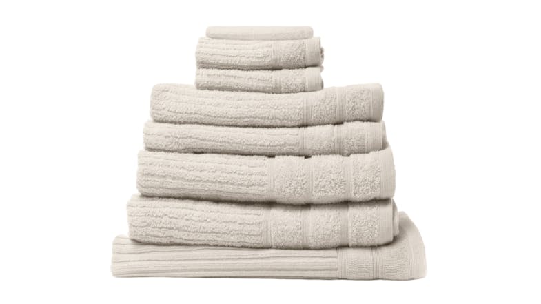 Royal Comfort Eden Cotton Towel Pack 8 Piece - Beige Royal Comfort Eden Cotton Towel Pack 8 Piece - Beige