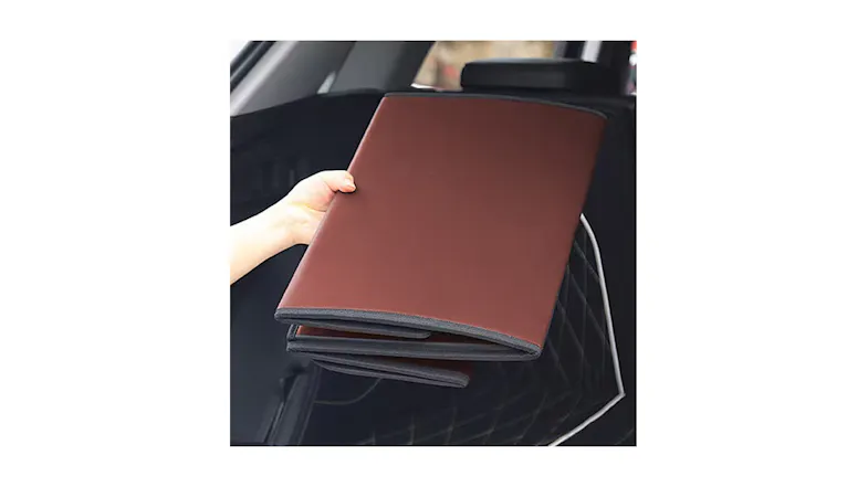 Soga Leather Car Boot Storage Box Small - Coffee Soga Leather Car Boot Storage Box Small - Coffee