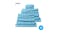 Royal Comfort Eden Cotton Towel Pack 16 Piece - Aqua Royal Comfort Eden Cotton Towel Pack 16 Piece - Aqua