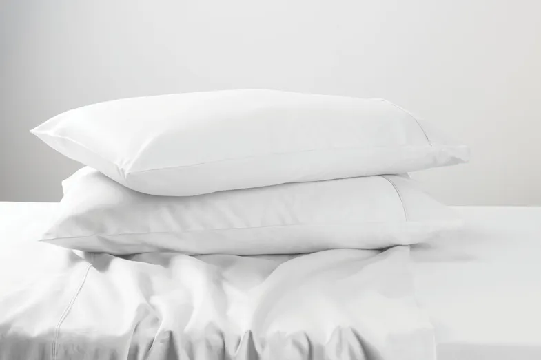 300TC 100% Cotton Standard Pillowcase Pair by Top Drawer - White 300TC 100% Cotton Standard Pillowcase Pair by Top Drawer - White