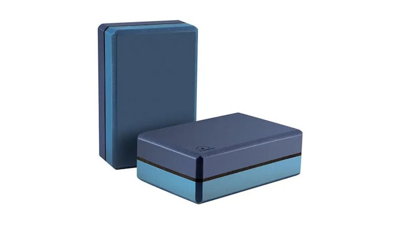 Yunmai Yoga Brick Foam Block x2 - Blue Yunmai Yoga Brick Foam Block x2 - Blue