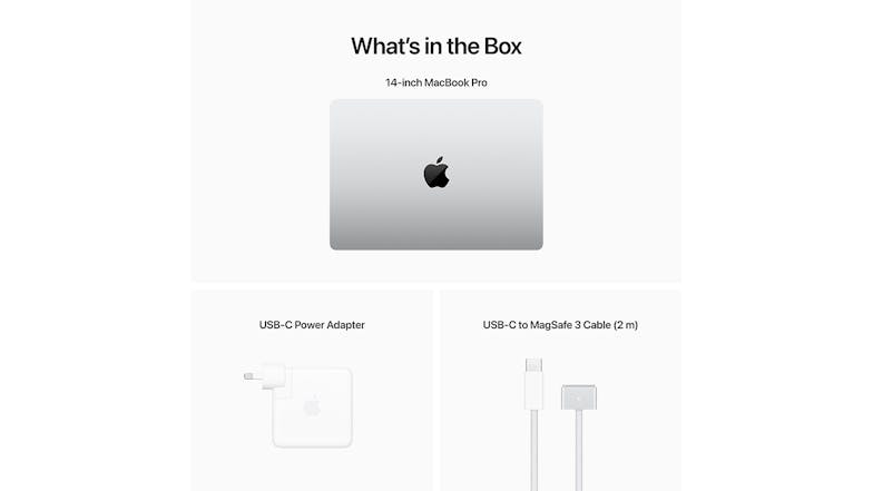 Apple MacBook Pro 14" with M2 Pro Chip 10-Core CPU/16-Core GPU 16GB-RAM 512GB-SSD - Silver (2023)