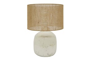 Alira 47cm Table Lamp by Banyan - White