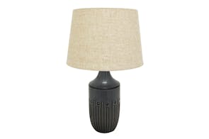 Hannon 58cm Table Lamp by Stoneleigh & Roberson - Grey