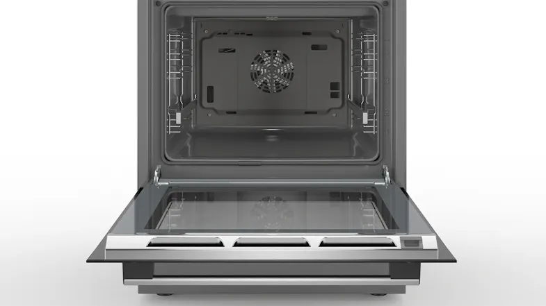 Bosch 60cm Pyrolytic Freestanding Oven with Induction Cooktop - Stainless Steel (Series 6/HLS79R351A) Bosch 60cm Pyrolytic Freestanding Oven with Induction Cooktop - Stainless Steel (Series 6/HLS79R351A)