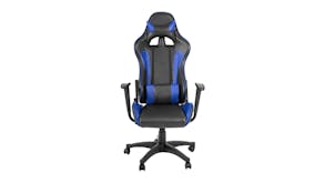 Konic 603 Series PVC Leather Gaming Chair - Black/Blue