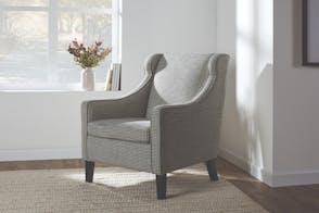 Renee Armchair - Black and White