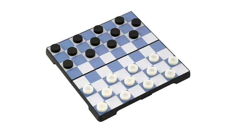 Checkers/Draughts Magnetic 17.5cm Checkers/Draughts Magnetic 17.5cm