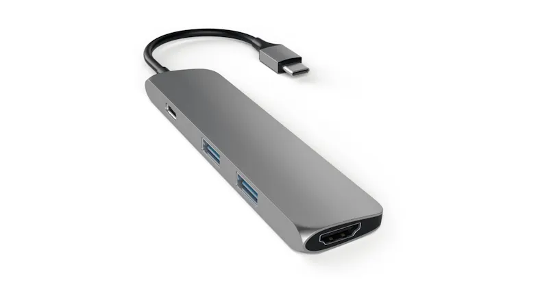 Satechi USB-C Multiport Adapter V1 - Space Grey Satechi USB-C Multiport Adapter V1 - Space Grey