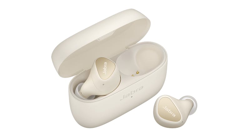 Jabra Elite 4 Noise Cancelling True Wireless In-Ear Headphones - Light Beige