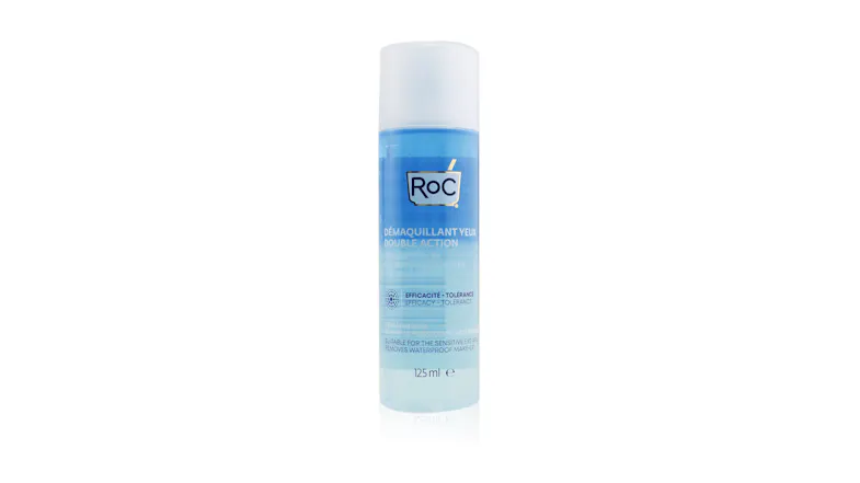 ROC Double Action Eye Make-Up Remover - Removes Waterproof Make-Up (Suitable For The Sensitive Eye Area) - 125ml/4.23oz ROC Double Action Eye Make-Up Remover - Removes Waterproof Make-Up (Suitable For The Sensitive Eye Area) - 125ml/4.23oz