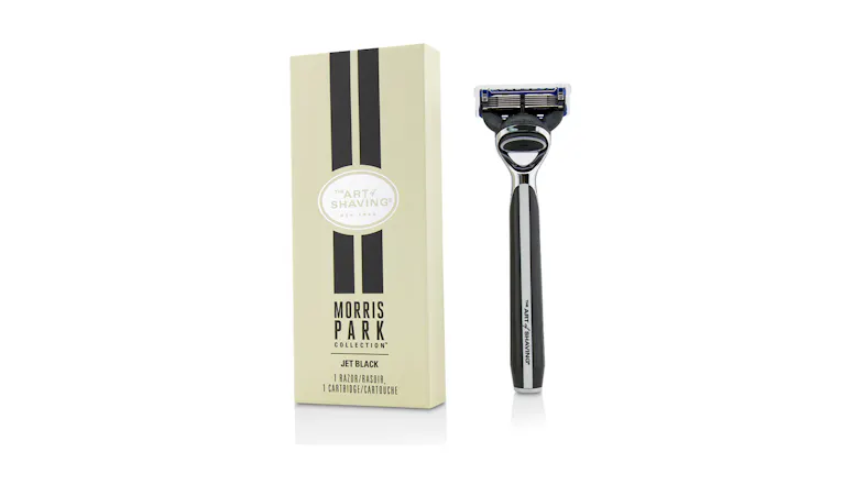 The Art Of Shaving Morris Park Collection Razor - Jet Black - 1pc The Art Of Shaving Morris Park Collection Razor - Jet Black - 1pc