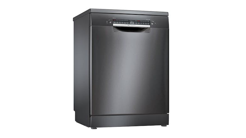 Bosch 14 Place Setting 6 Program Freestanding Dishwasher - Black Inox (Series 4/SMS4HVB01A)
