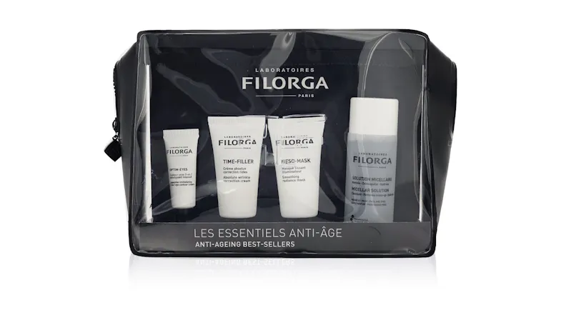 Filorga Anti-Ageing Best-Sellers Set: Micellar Solution 50ml + Time-Filler 15ml + Meso-Mask 15ml + Optim-Eyes 4ml - 4pcs Filorga Anti-Ageing Best-Sellers Set: Micellar Solution 50ml + Time-Filler 15ml + Meso-Mask 15ml + Optim-Eyes 4ml - 4pcs