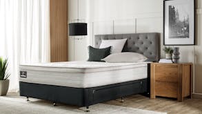 Conforma Classic II Medium Queen Mattress with Designer Black Drawer Bed Base