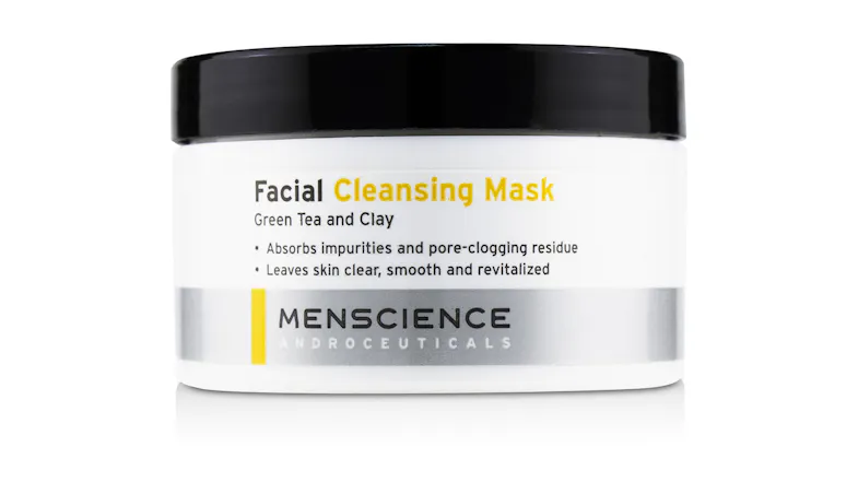 Menscience Facial Cleaning Mask - Green Tea And Clay - 90g/3oz Menscience Facial Cleaning Mask - Green Tea And Clay - 90g/3oz
