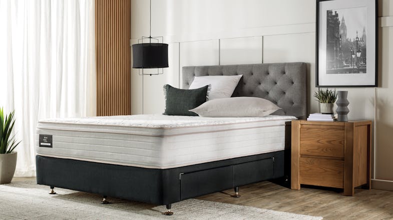 Conforma Classic II Soft Queen Mattress with Designer Black Drawer Bed Base Conforma Classic II Soft Queen Mattress with Designer Black Drawer Bed Base
