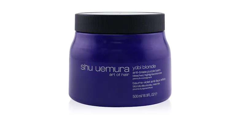 Yubi Blonde Anti-Brass Purple Balm (Hair Mask) - Bleached, Highlighted Blondes (Salon size) - 500ml/16.9oz Yubi Blonde Anti-Brass Purple Balm (Hair Mask) - Bleached, Highlighted Blondes (Salon size) - 500ml/16.9oz