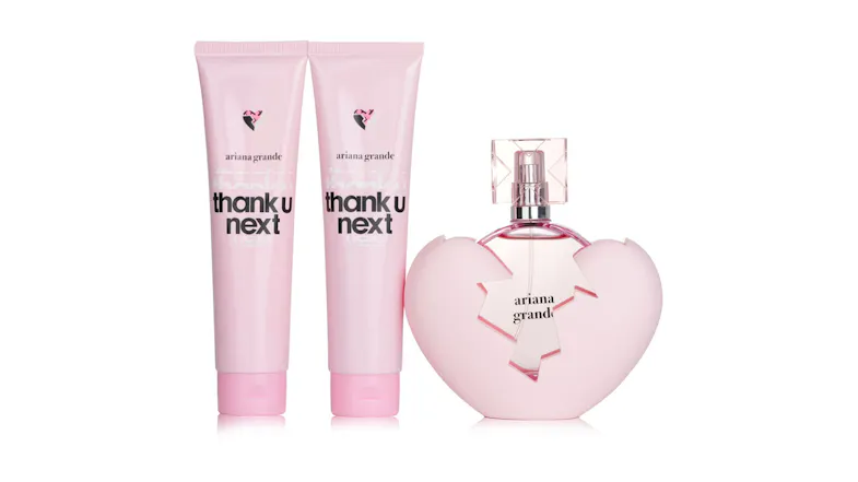 Thank U Next Coffret: Eau De Parfum Spray 100ml/3.4oz + Body Souffle 100ml/3.4oz + Bath And Shower Gel 100ml/3.4oz - 3pcs Thank U Next Coffret: Eau De Parfum Spray 100ml/3.4oz + Body Souffle 100ml/3.4oz + Bath And Shower Gel 100ml/3.4oz - 3pcs
