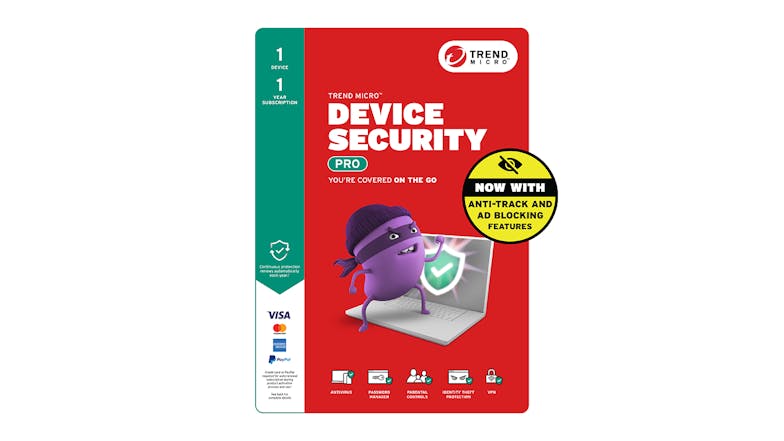 Trend Micro Device Security Pro - 1 Devices 1 Year