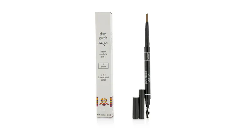 Sisley Phyto Sourcils Design 3 In 1 Brow Architect Pencil - # 2 Chatain - 2x0.2g/0.007oz Sisley Phyto Sourcils Design 3 In 1 Brow Architect Pencil - # 2 Chatain - 2x0.2g/0.007oz