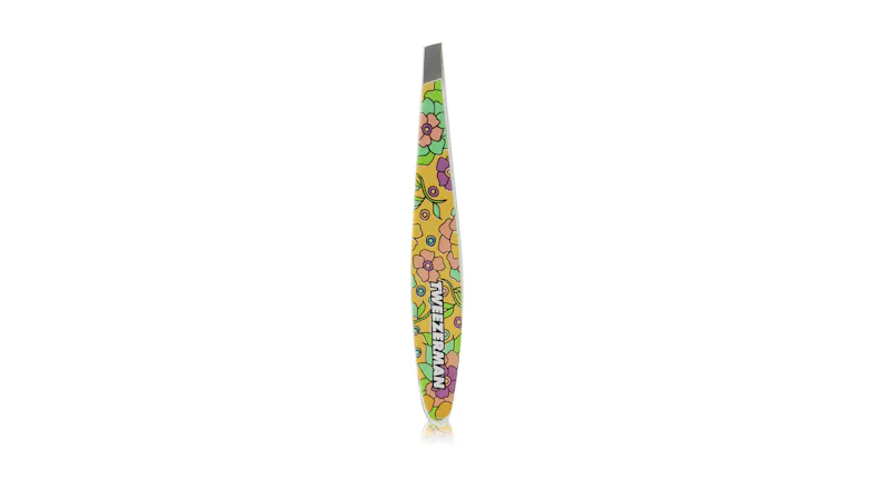 Tweezerman Mini Slant Tweezer (Vintage Floral Print) - Yellow (Studio Collection) Tweezerman Mini Slant Tweezer (Vintage Floral Print) - Yellow (Studio Collection)