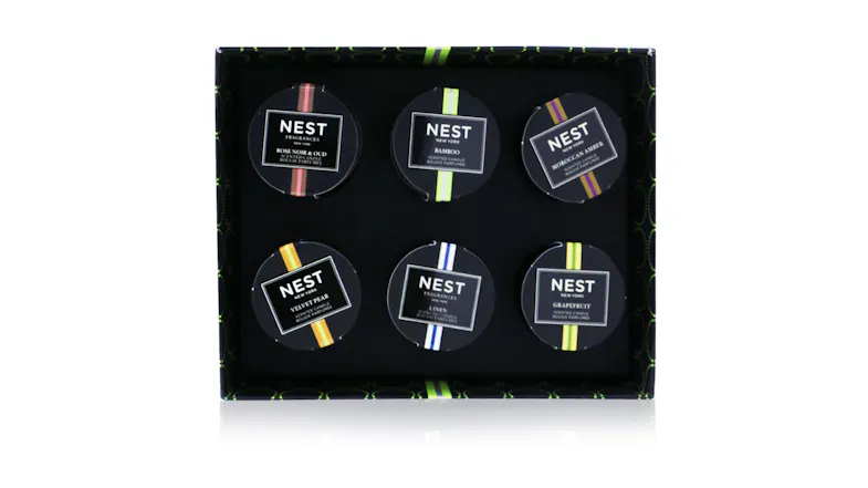 Petite Votive Candle Coffret: Bamboo, Grapefruit, Moroccan Amber, Linen, Rose Noir and Oud, Velvet Pear - 6x27g/0.95oz Petite Votive Candle Coffret: Bamboo, Grapefruit, Moroccan Amber, Linen, Rose Noir and Oud, Velvet Pear - 6x27g/0.95oz
