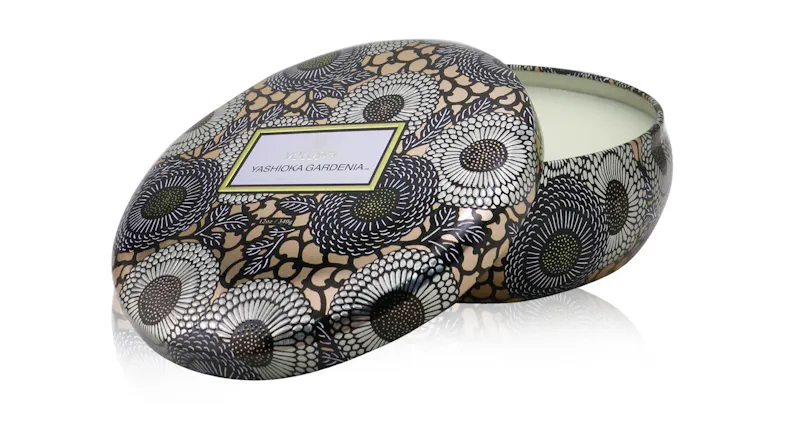 Voluspa 3 Wick Decorative Tin Candle - Yashioka Gardenia - 340g/12oz Voluspa 3 Wick Decorative Tin Candle - Yashioka Gardenia - 340g/12oz